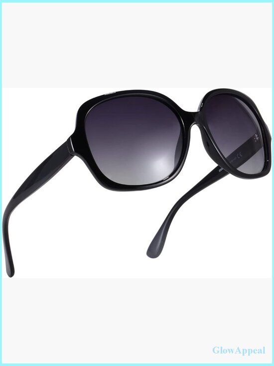 Oversized Square Polarized Sunglasses UV400 Retro Shades main image 7